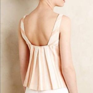 Anthropologie Cheveron midi top