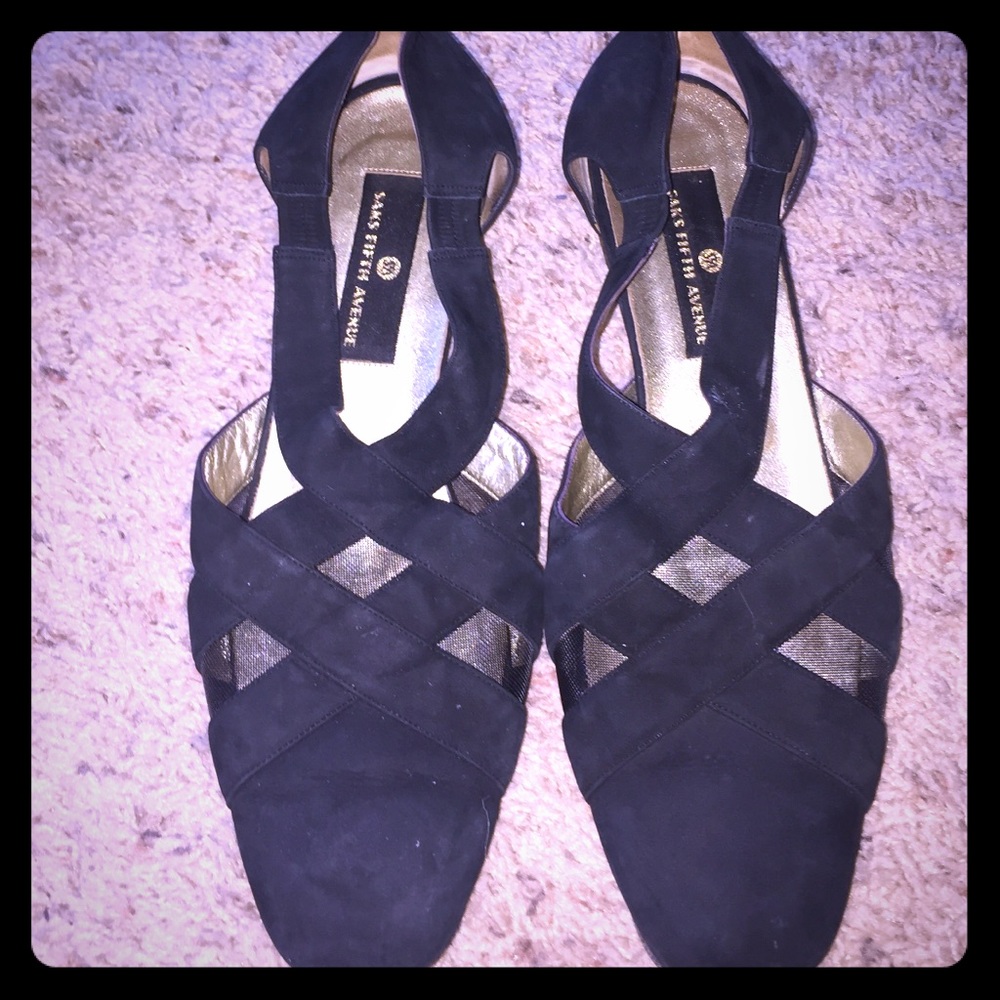 SAKS FIFTH AVENUE- Italian beautiful shoes 👠 NICE