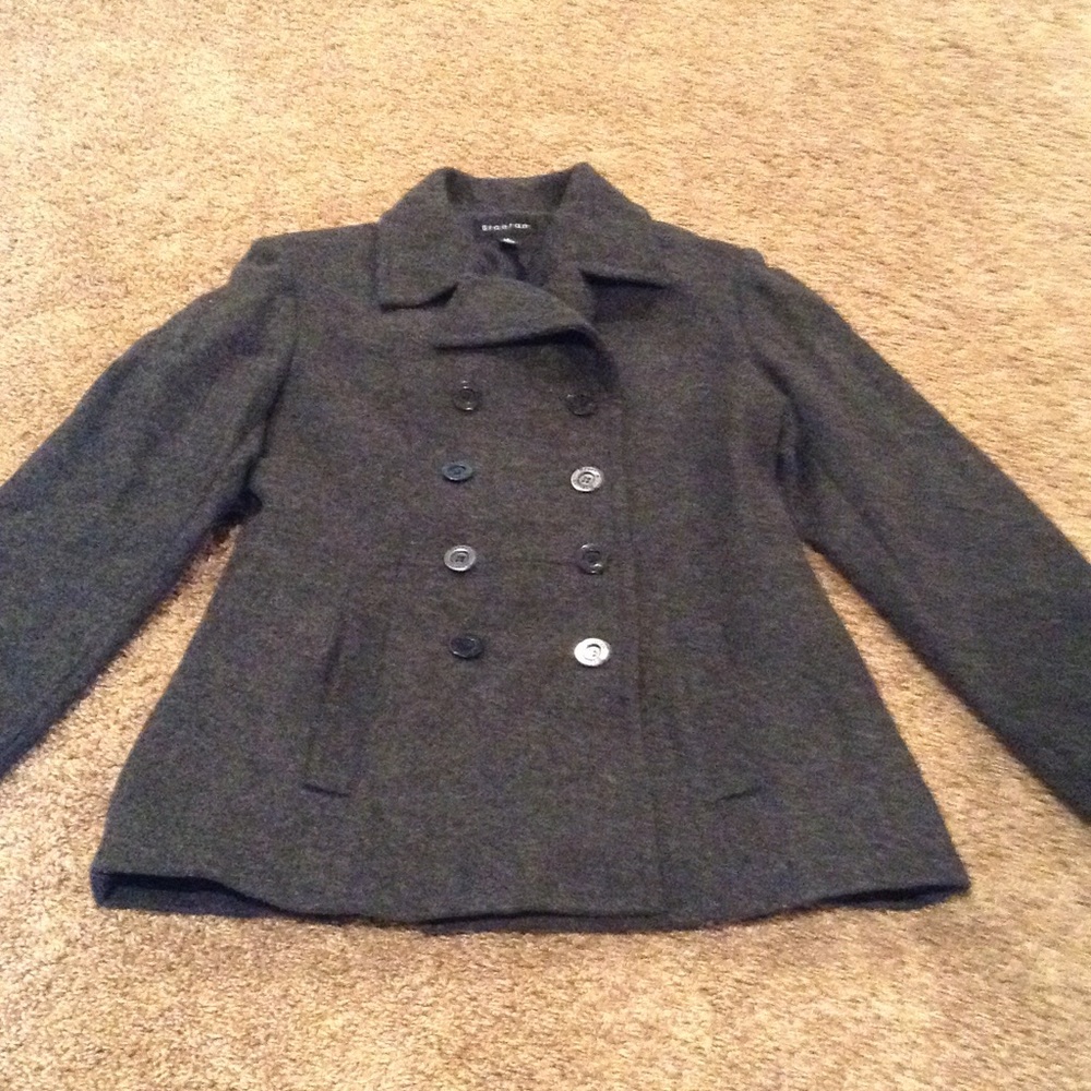 Grey Peacoat