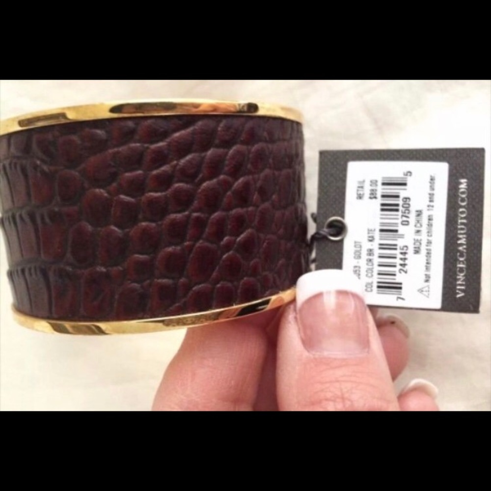Vince Camuto snake print bangle