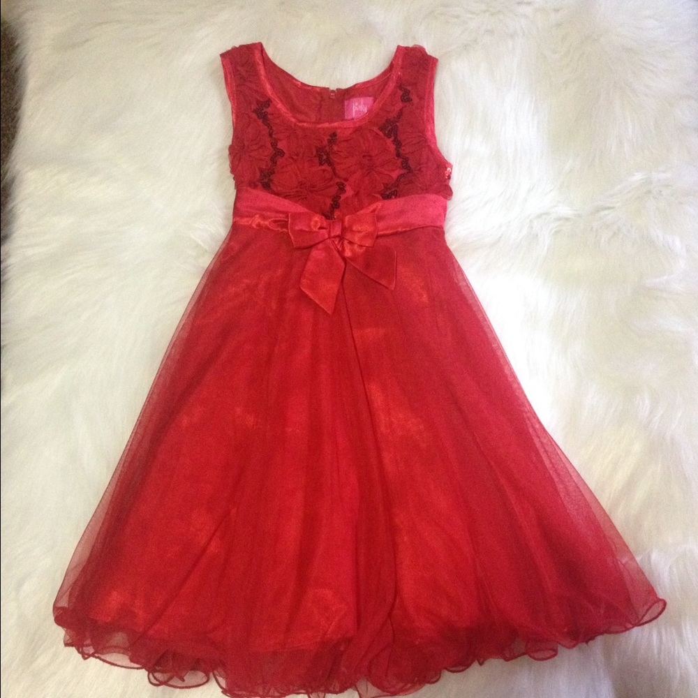 ❤️ Girls Elegant Red Dress ❤️