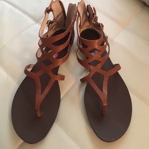 Vince Camuto sandals back zip