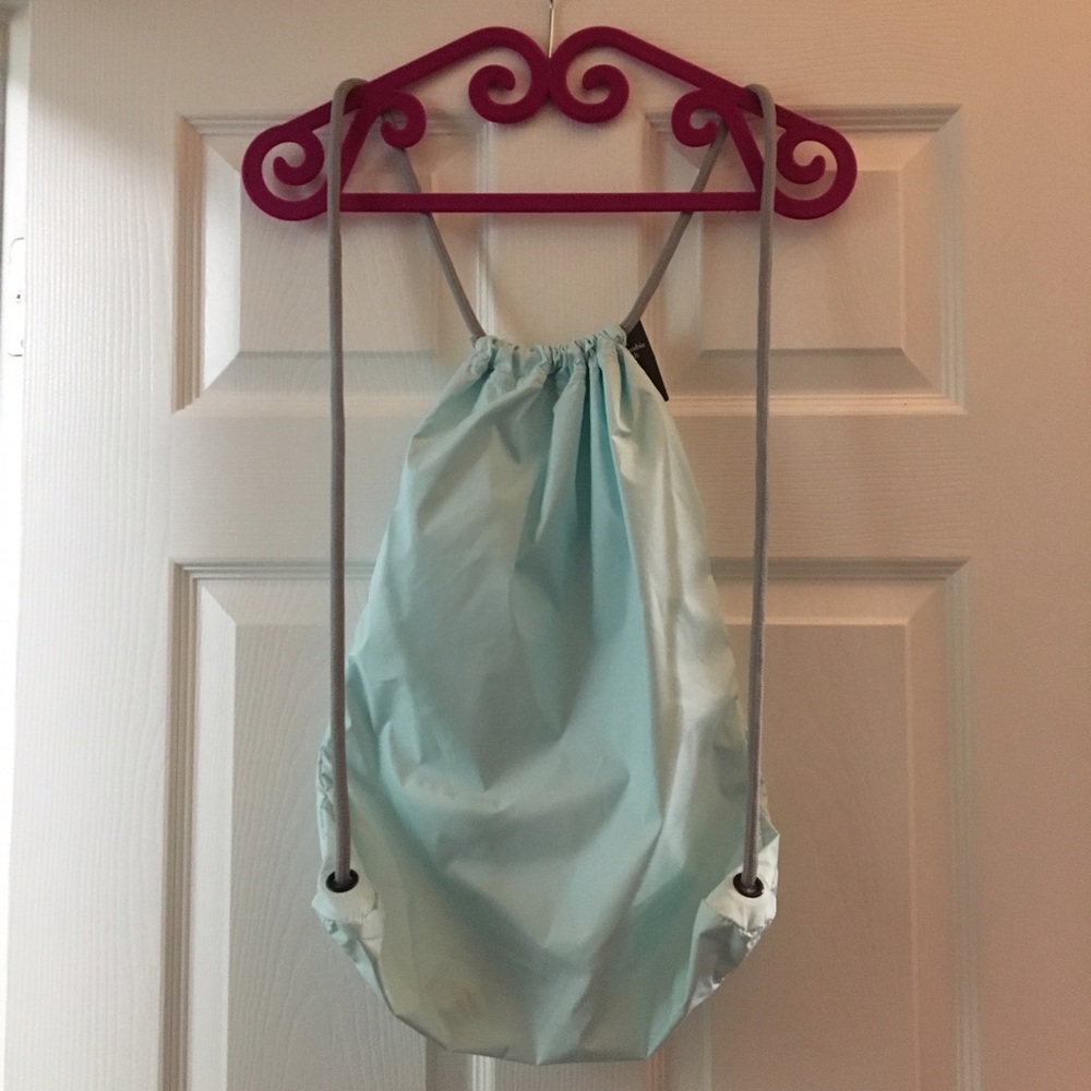 Abercrombie & Fitch Mint Drawstring Backpack - Picture 5 of 5