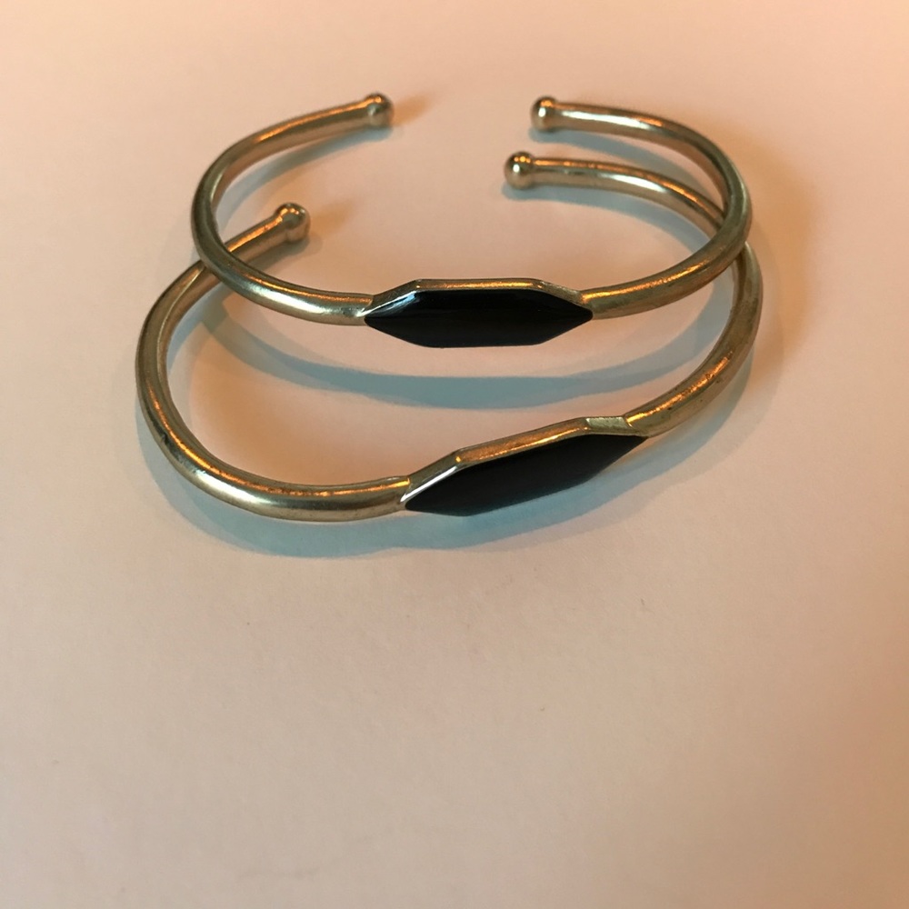 AEO bronze & black geometric cuff