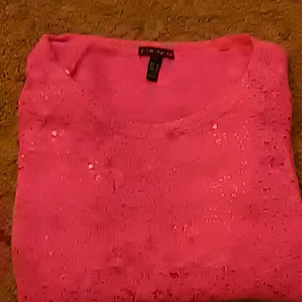 FANG pink glitter sweater