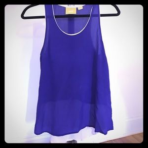 Purple racerback blouse size 2