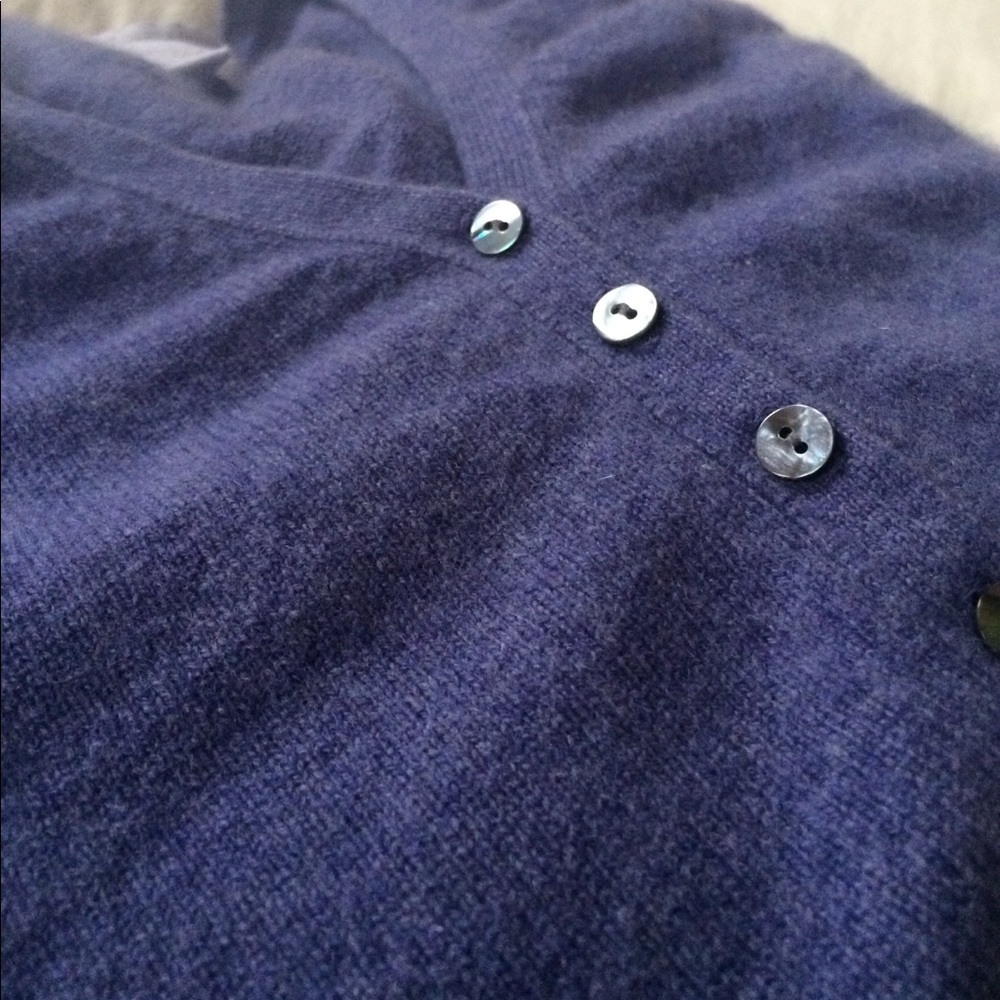 Periwinkle cashmere sweater