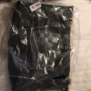 Women's Grid Bag Checker Board Handbag