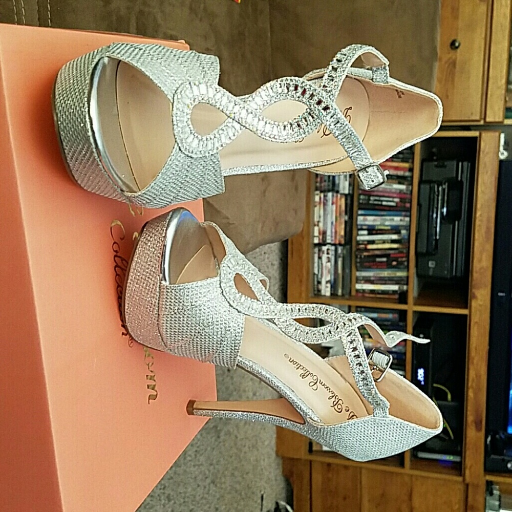 De Blossom Wedding Sandal Heel