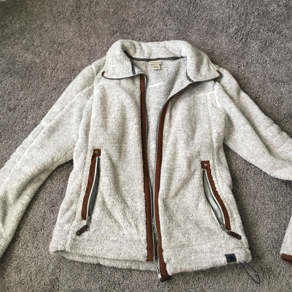 Grey winter fleece made by L.L. Bean