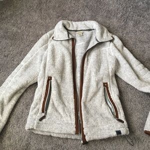 Grey winter fleece made by L.L. Bean