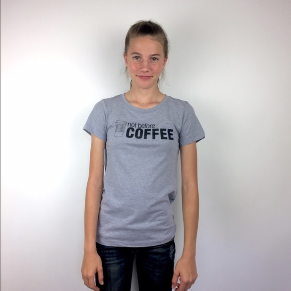 Not Before Coffee Short Sleeve Graphic T-Shirt - Picture 3 of 6