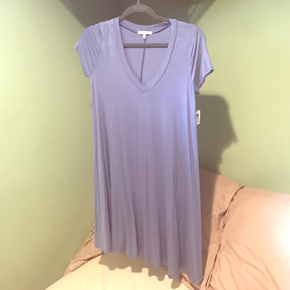 Blue T-Shirt Dress