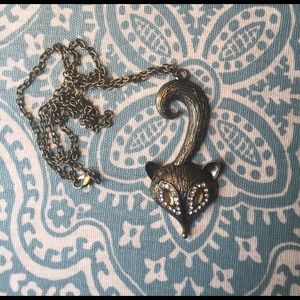 Charming Charlie adorable fox necklace