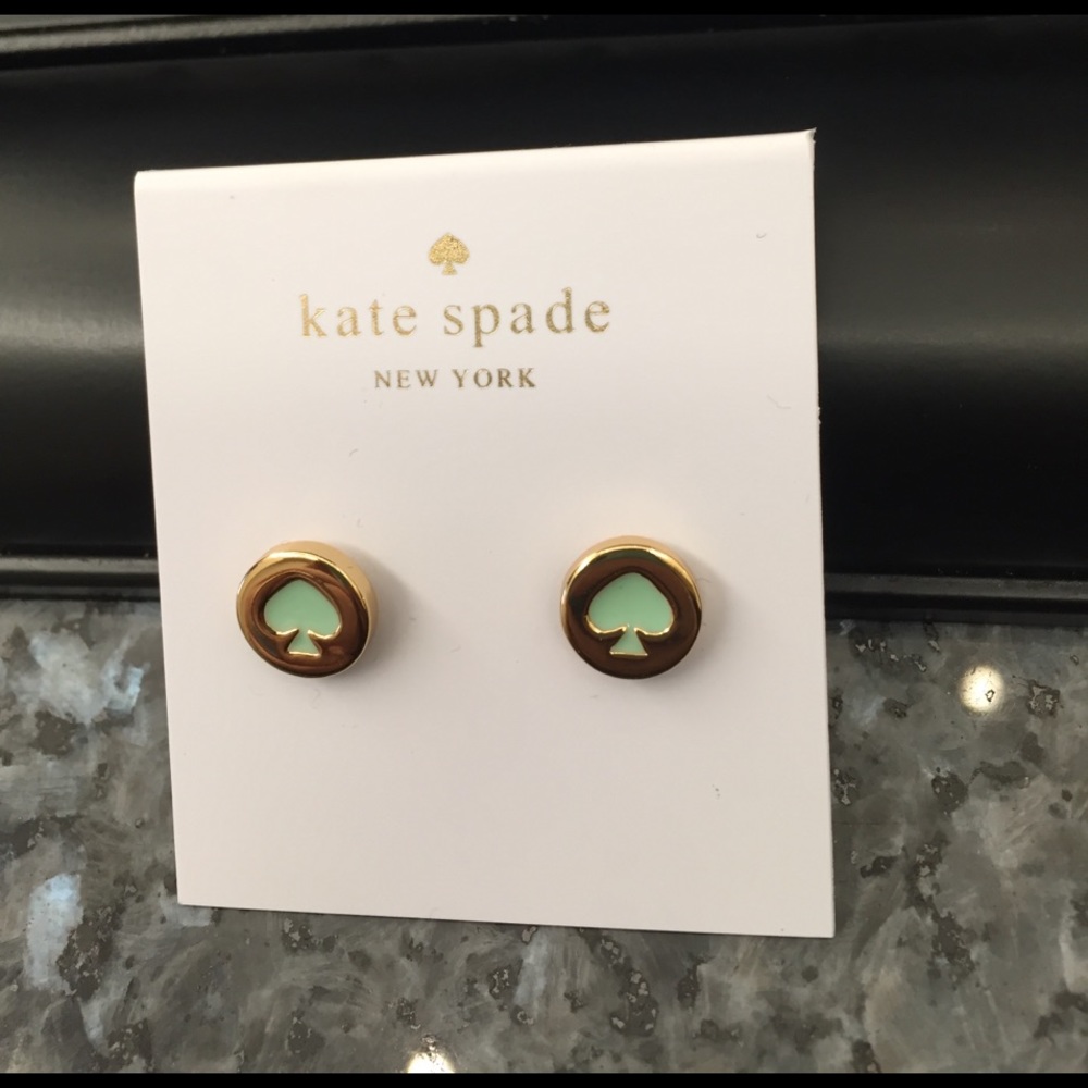 Nwt Kate spade mint earrings