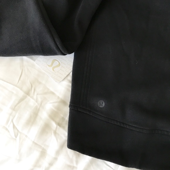 Lululemon Fleece Black Hoodie Size 4 - Picture 4 of 4