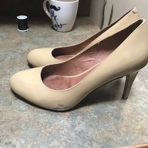 Tan pumps