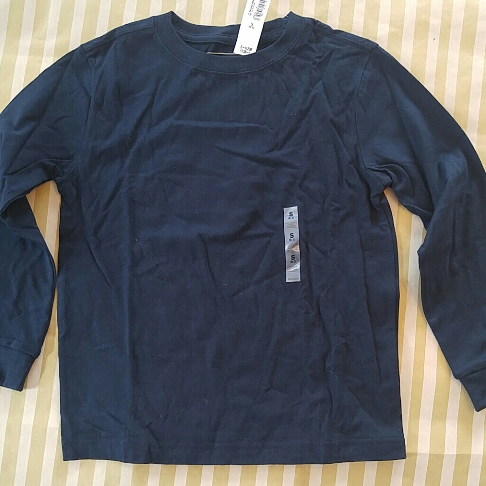 Boys basic long sleeve t shirt