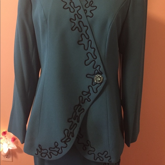 ASHRO 2 pc. Blazer and skirt 🔵⚫️🔵 - Picture 4 of 8