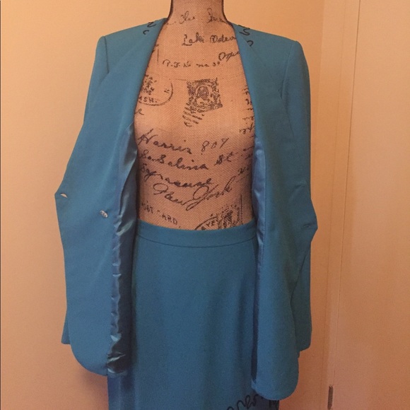 ASHRO 2 pc. Blazer and skirt 🔵⚫️🔵 - Picture 6 of 8