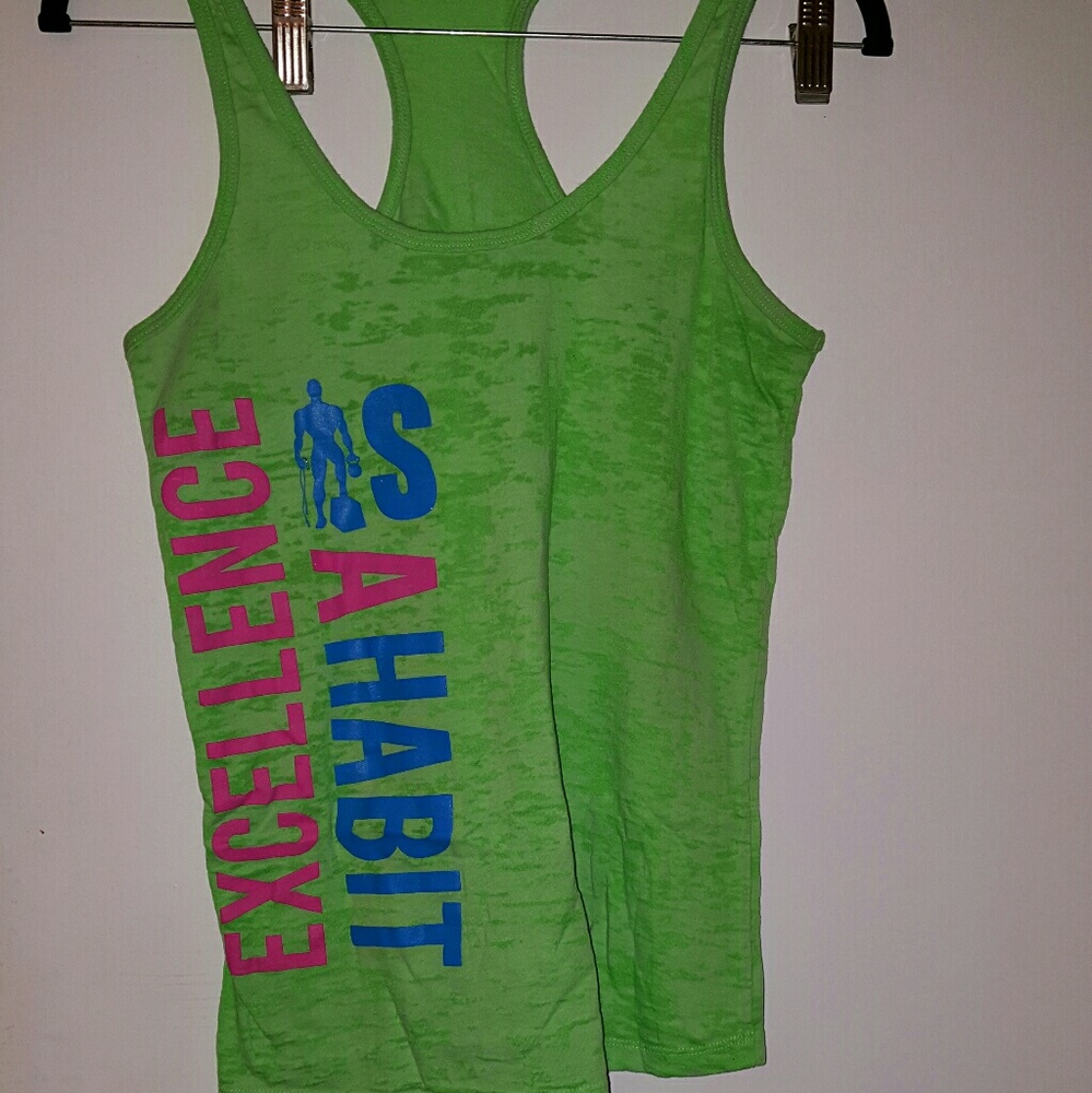 Workout tank top Excellence is a Habit