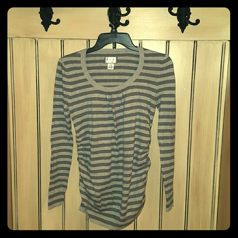 Gray Maternity Sweater