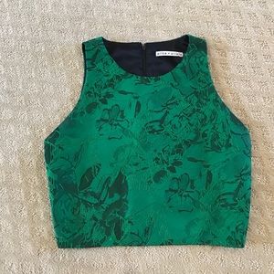 Alice + Olivia Crop Top