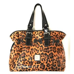 Dooney & Burke Cheetah print bag/wallet