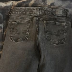 American Eagle black skinny jeans