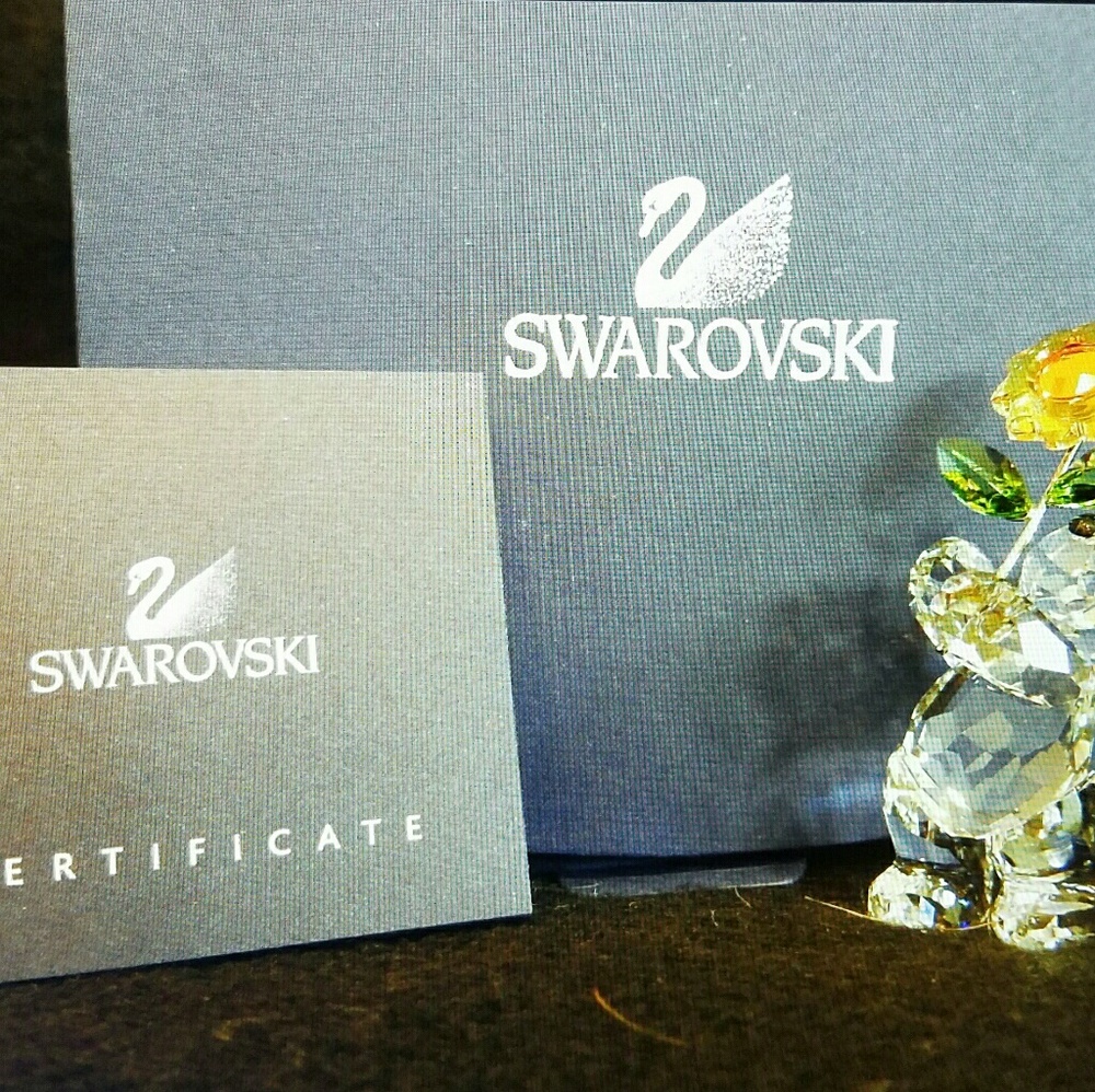 Swarovski crystal bear