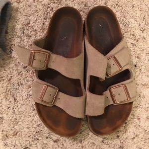 Women's suede Arizona Birkenstocks