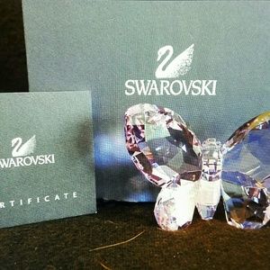 Swarovski crystal butterfly