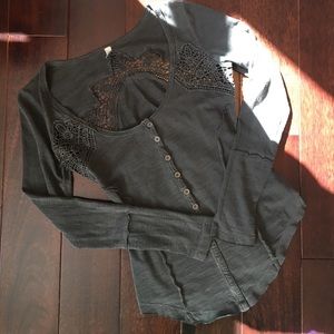 FREE PEOPLE LACED TOP