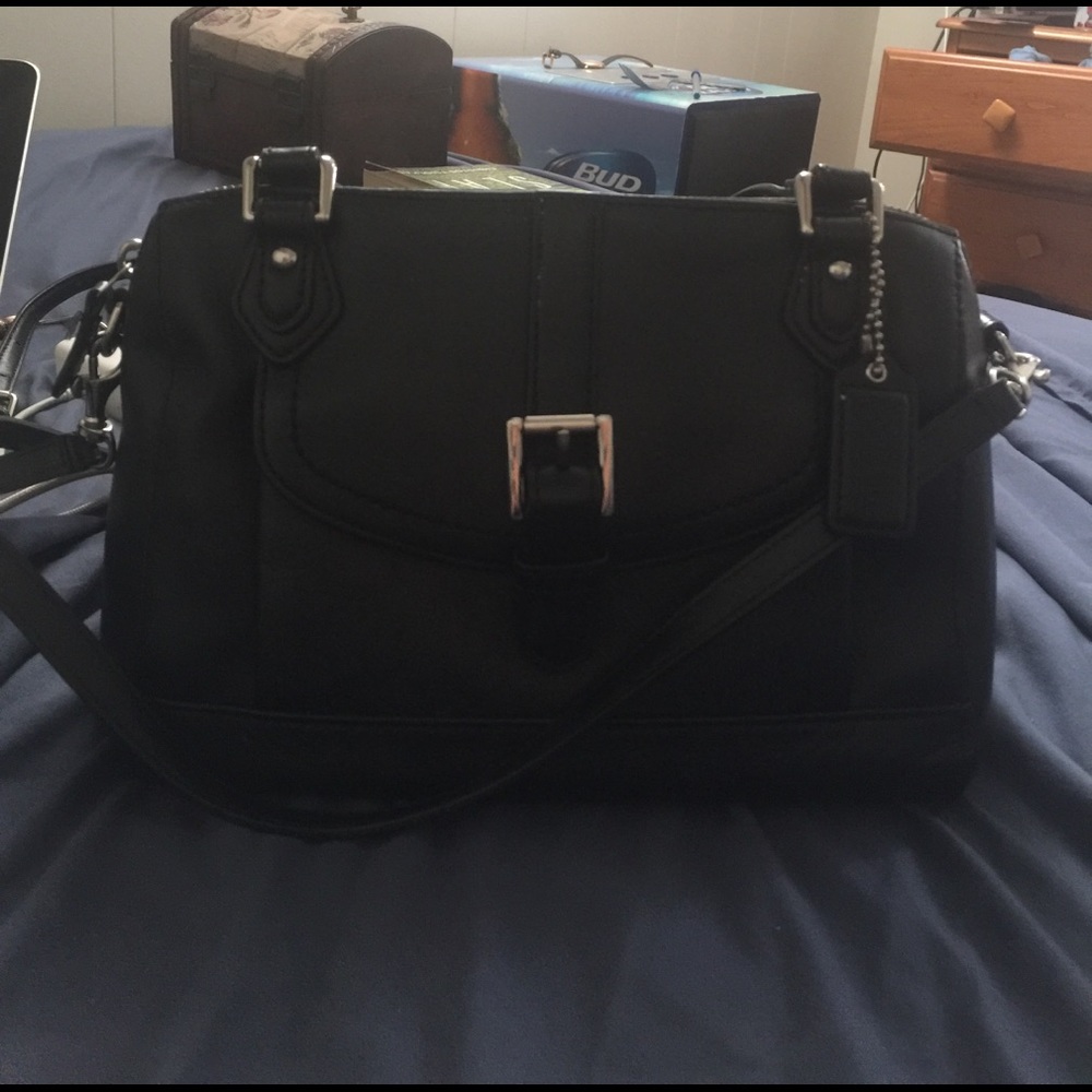 Black Coach Cross Body Bag