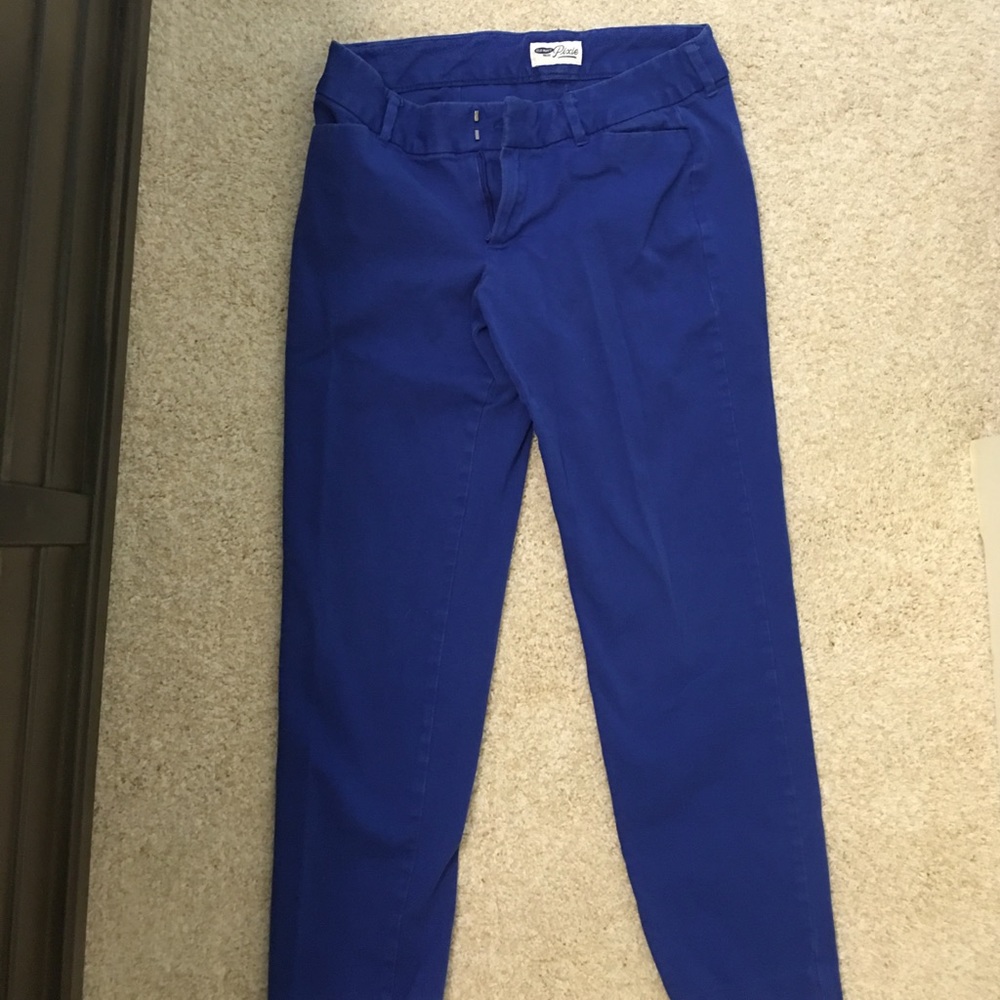 Royal blue pixie pants