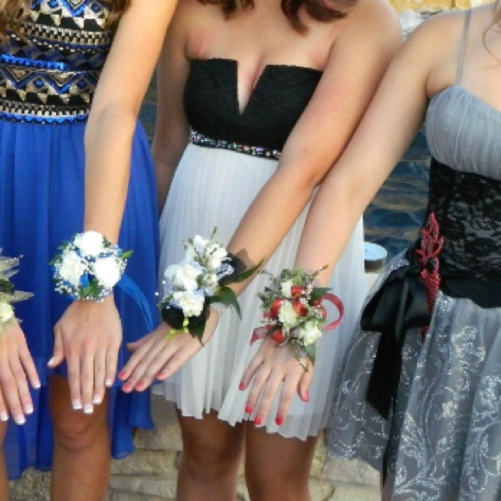 Strapless Homecoming Dress