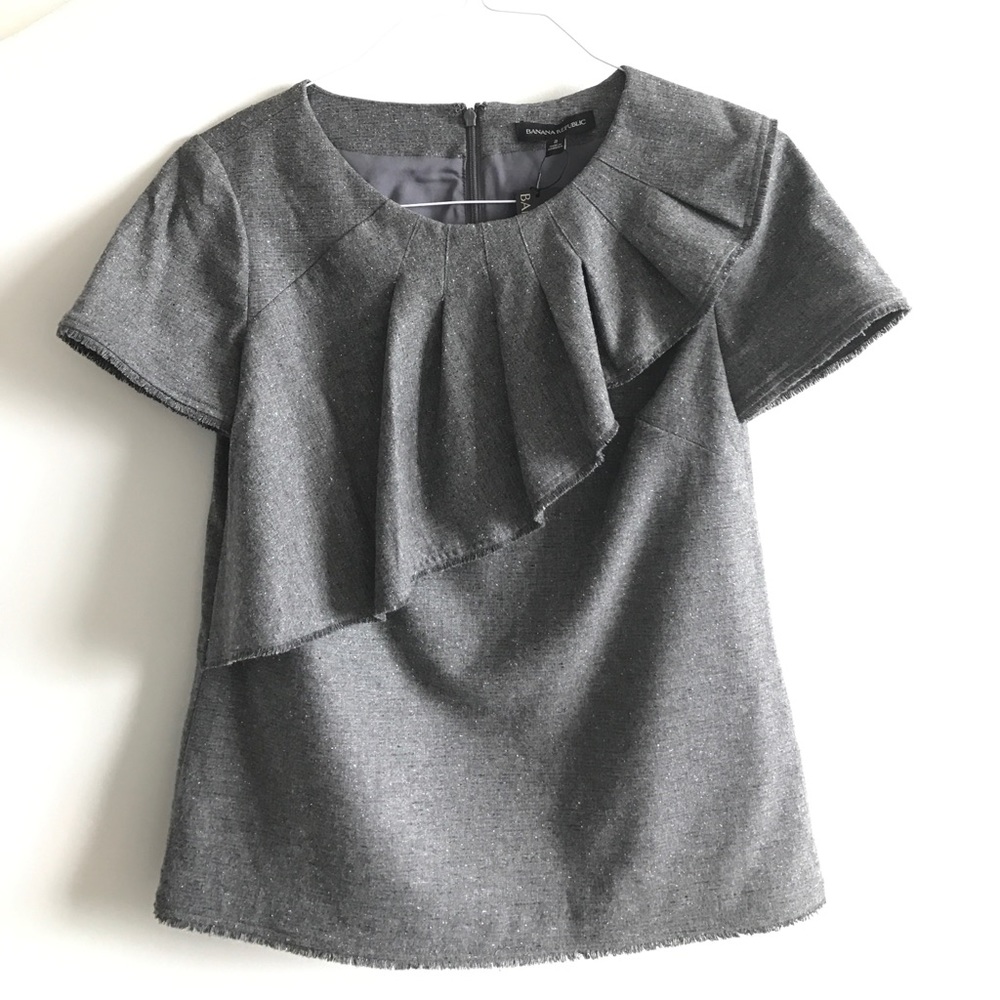 Never worn with tags - gray top - current season