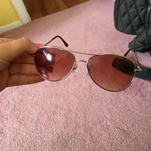 Brown BP Aviator sunglasses
