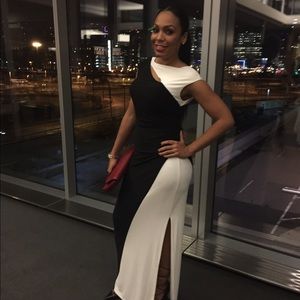 Lauren Ralph Lauren
Colorblock Cutout Jersey Gown