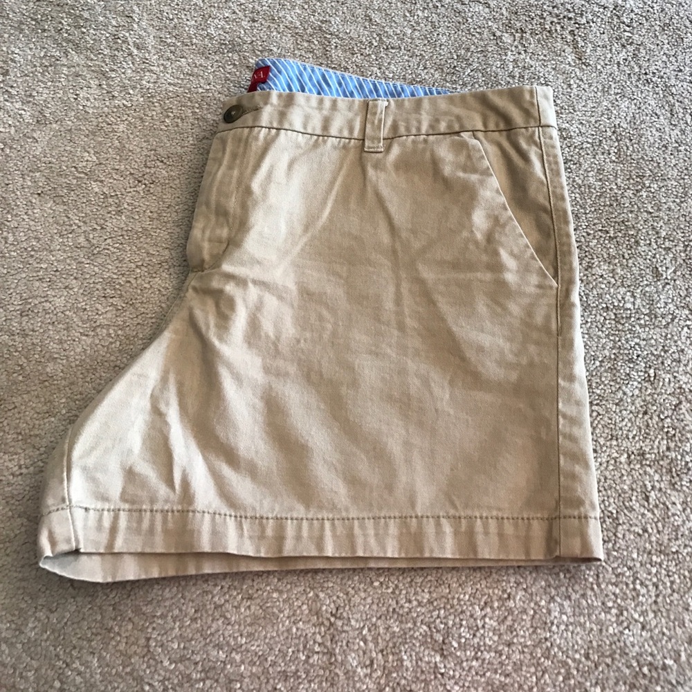 Khaki summer shorts