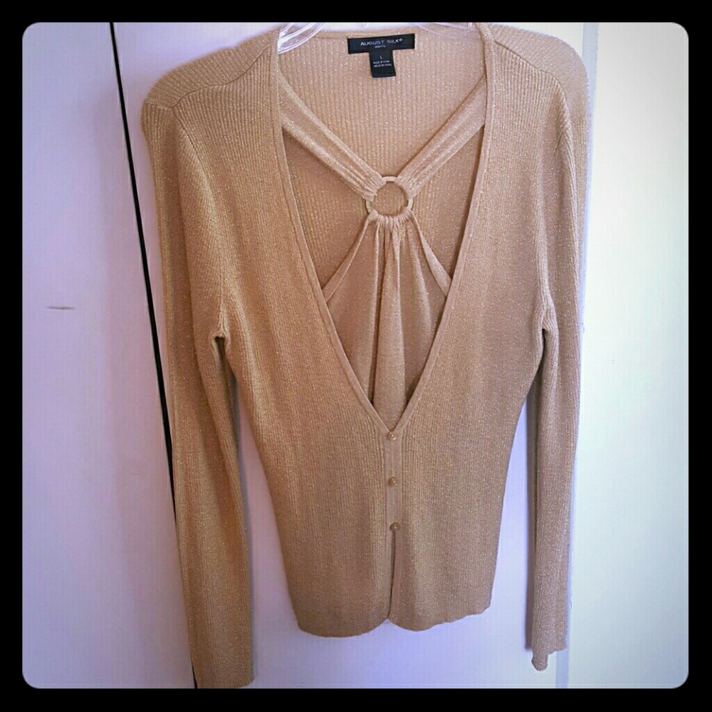 Gold August Silk blouse