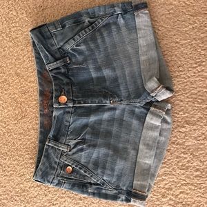 Express denim shorts size 4