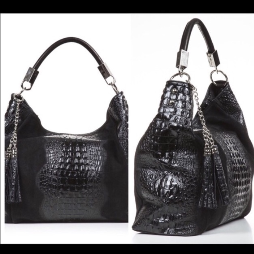 SC Crocodile Embossed Italian Designer Handbag ⚡️