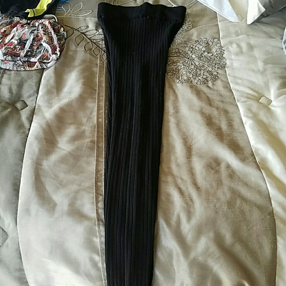 Forever 21 ribbed sweater leggings