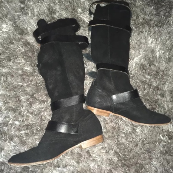 Free people military style buckle boots - Picture 3 of 6