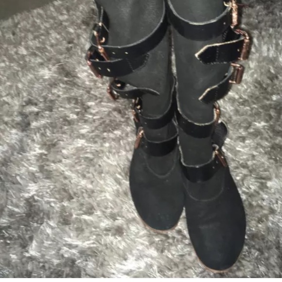 Free people military style buckle boots - Picture 4 of 6