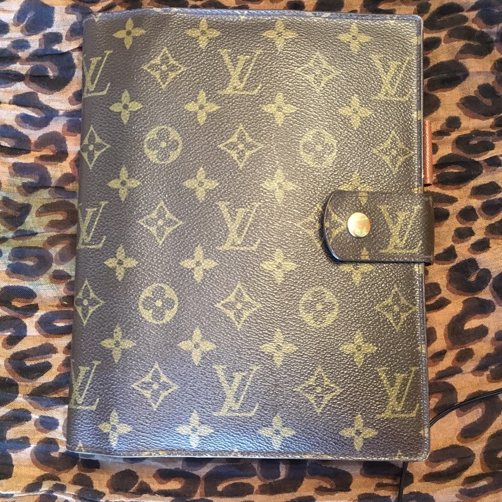 Authentic Louis Vuitton Monogram Agenda GM Large