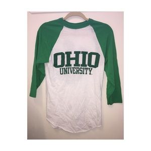 Ohio University Baseball Tee