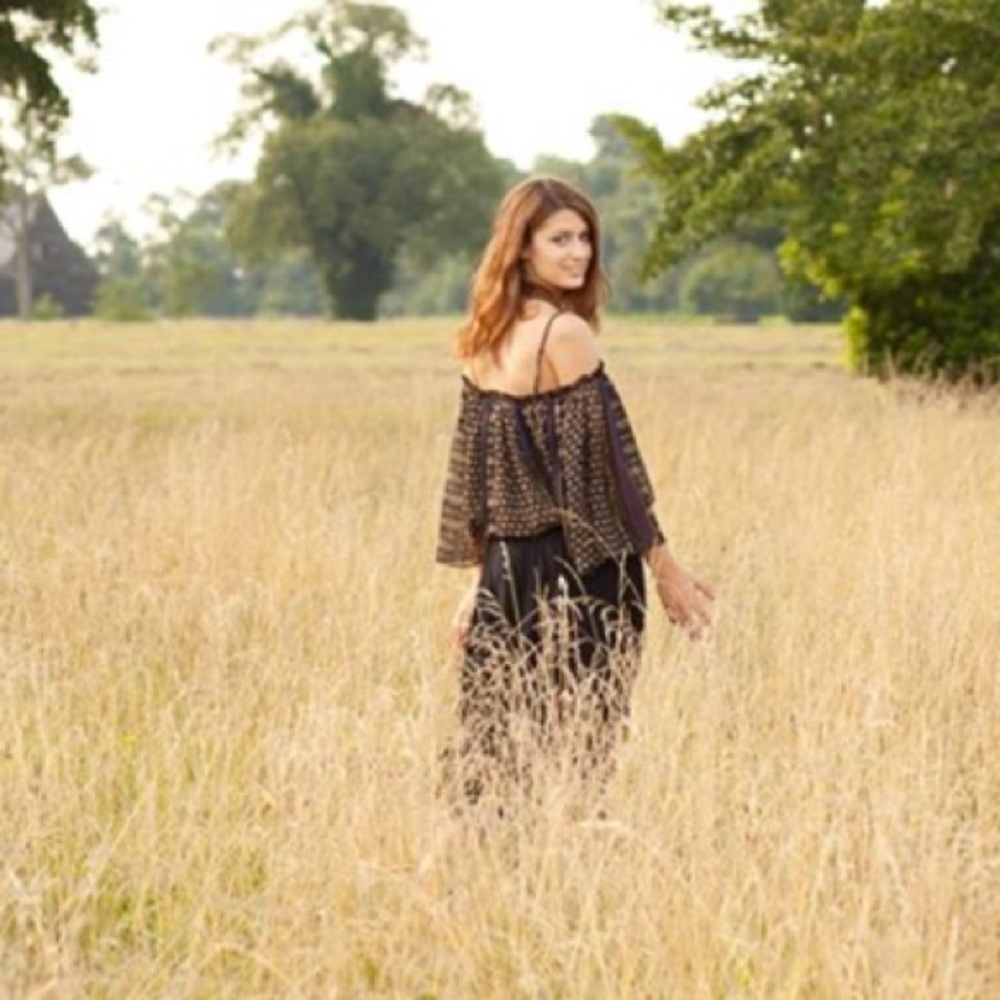 Boho Flowy Batwing Blouse