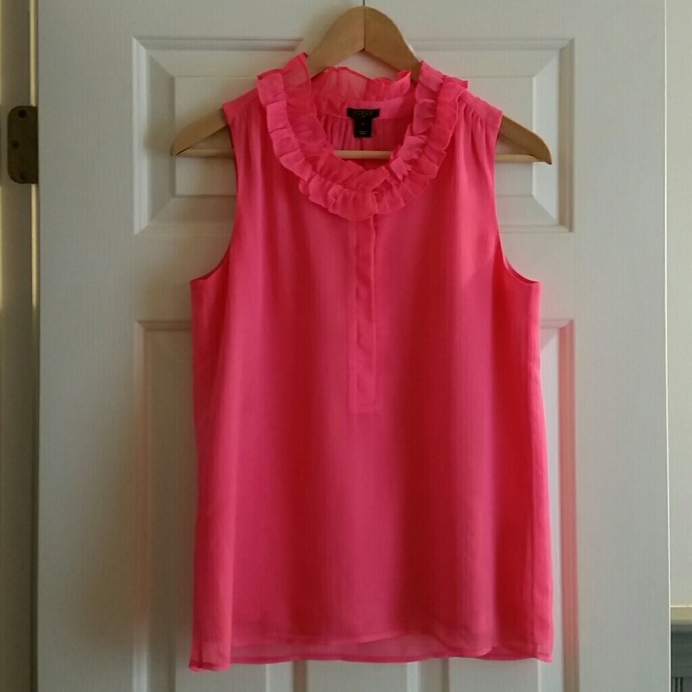 Jcrew pink blouse
